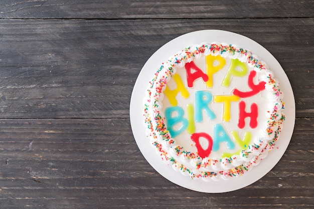 Gâteau d&#39;anniversaire