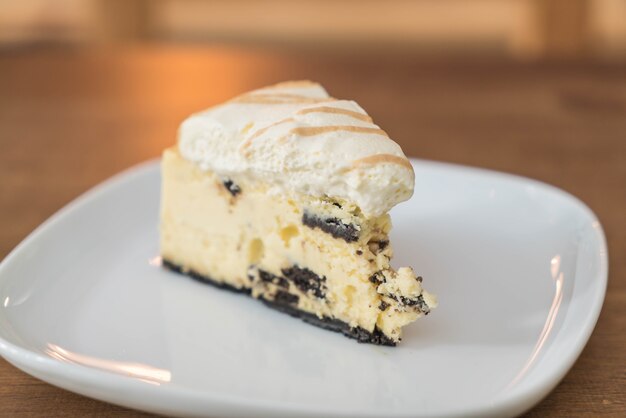 Gâteau aux cookies et au fromage à la crème