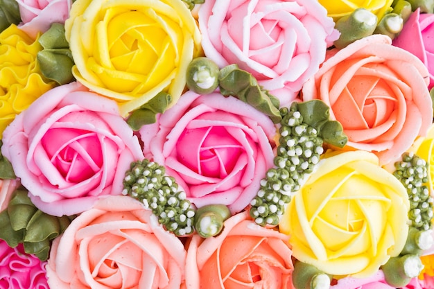 Gâteau aux fleurs