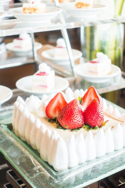 gâteau aux fraises