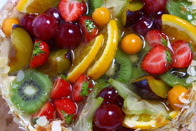 Gâteau aux fruits de dessert