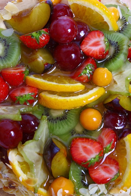 Gâteau aux fruits de dessert