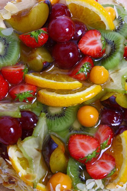 Gâteau aux fruits de dessert