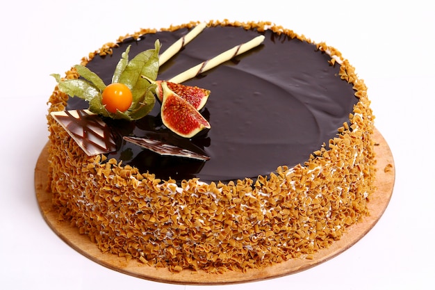 Photo gratuite gâteau aux fruits de dessert