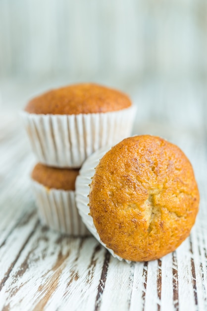 gâteau muffin à la banane