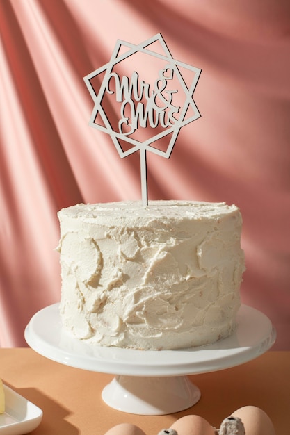 Photo gratuite gâteau savoureux pour l'événement de mariage