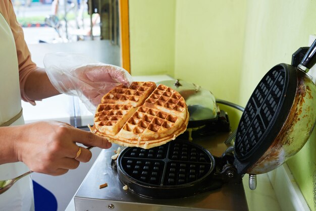 Gaufre fraîche