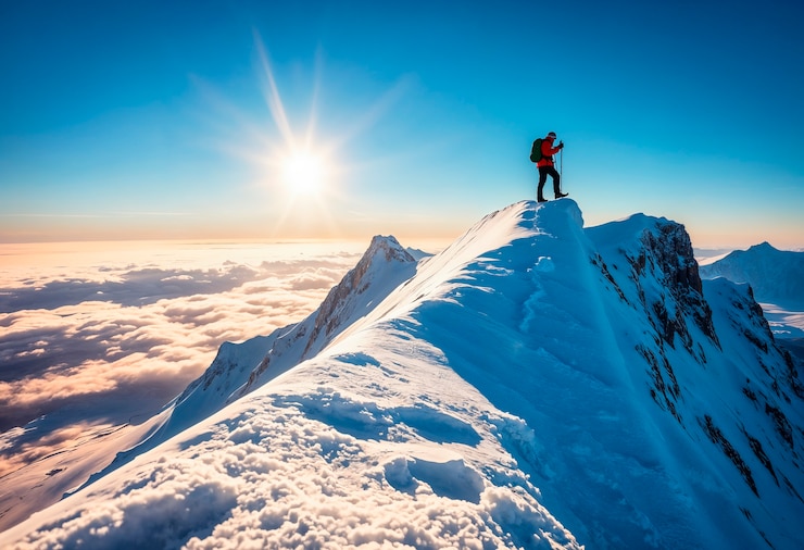 Photo gratuit des gens qui pratiquent des sports de neige