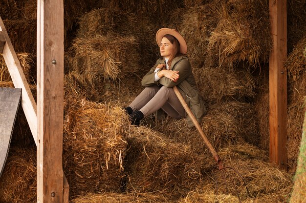 Les gens qui s'occupent de la ferme