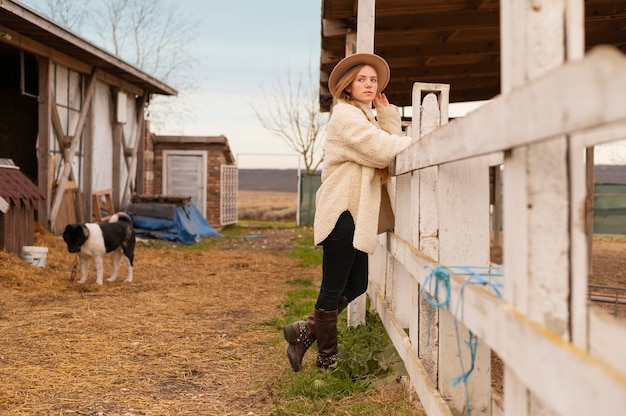 Les gens qui s'occupent de la ferme