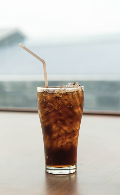 Photo gratuite glace à cola