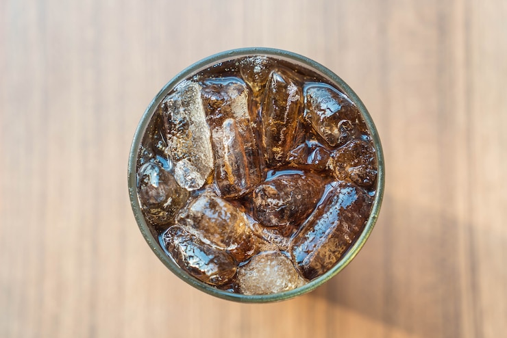 Photo gratuit glace à cola