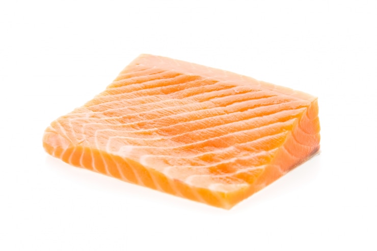 Photo gratuit gourmet de fruits de mer truite ingrédient gros plan