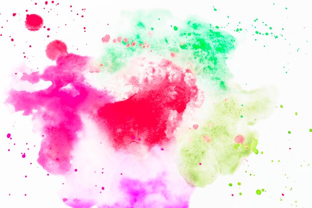 Gouttes d&#39;aquarelle colorée