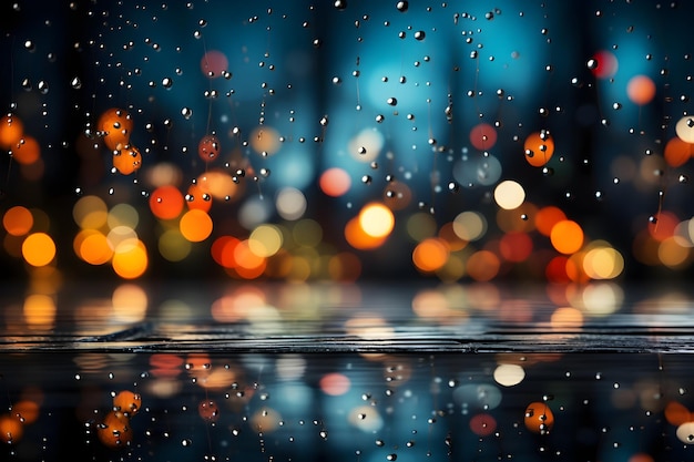 Photo gratuite gouttes de pluie sur fond de verre