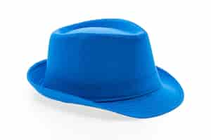 Photo gratuite grand chapeau bleu