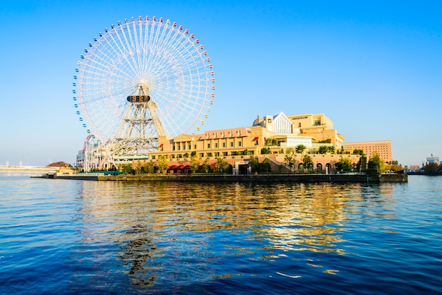 Photo gratuite grande roue dans le parc