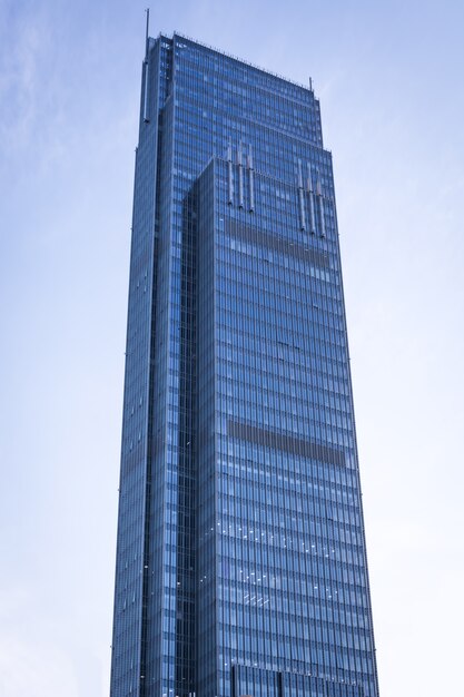 Les grands bâtiments de verre