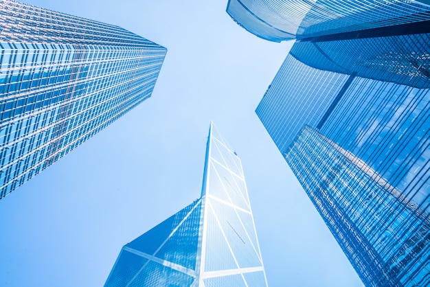 Gratte-ciel de l&#39;entreprise dans la ville de hong kong