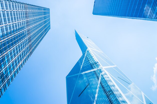 Gratte-ciel de l&#39;entreprise dans la ville de hong kong