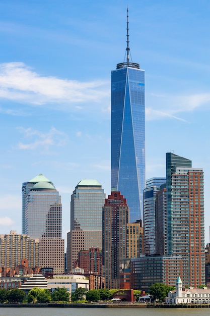 Gratte-ciel de Lower Manhattan, New York, USA.