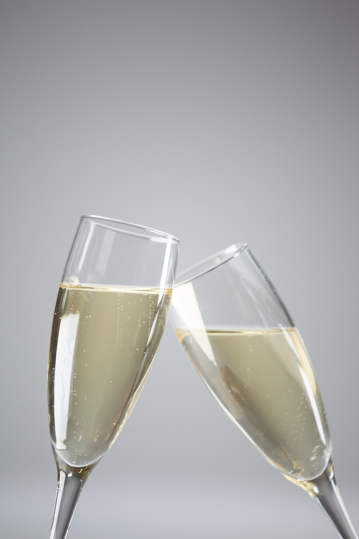 Photo gratuit grillage verres de champagne