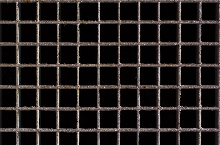 Photo gratuit grille métallique rouillée