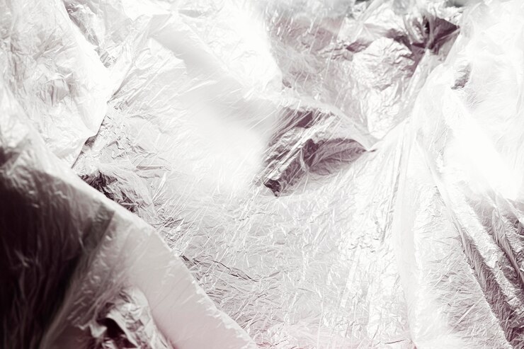 Photo gratuit gros plan abstrait concept de sac en plastique