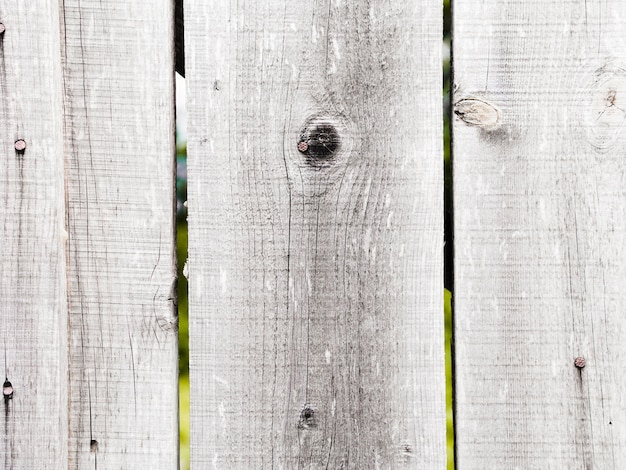 Gros plan, de, blanc, clôture bois, texturé