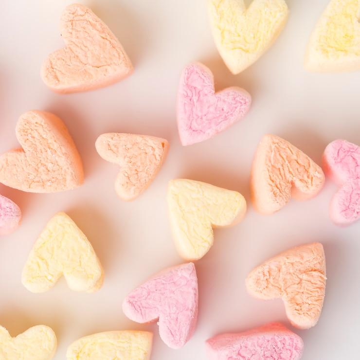 Photo gratuit gros plan, bonbon, coeur