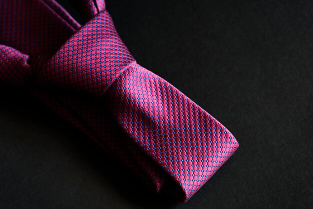 Gros plan de cravate