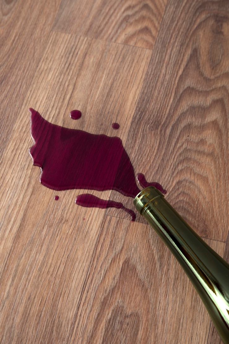 Photo gratuit gros plan sur les détails de la tache de vin