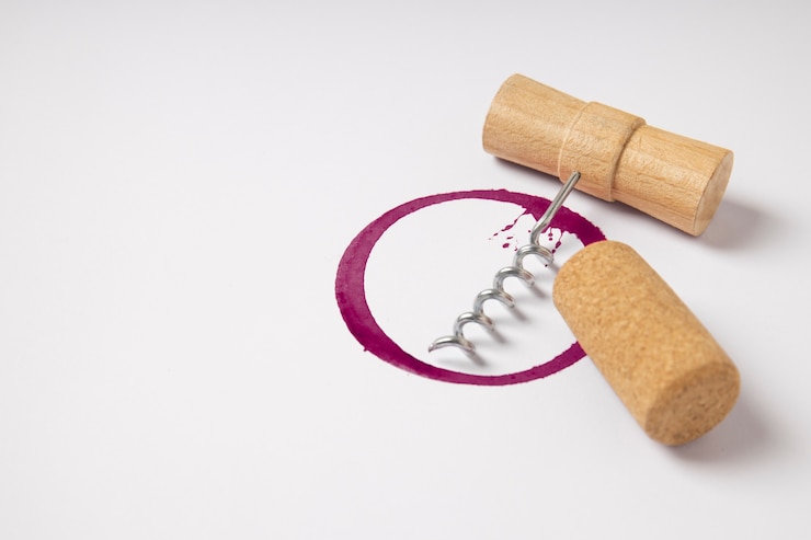 Photo gratuit gros plan sur les détails de la tache de vin