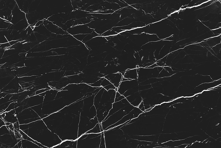 Photo gratuit gros plan d'un fond de marbre noir