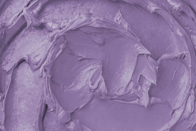 Gros plan de fond de texture de glaçage violet