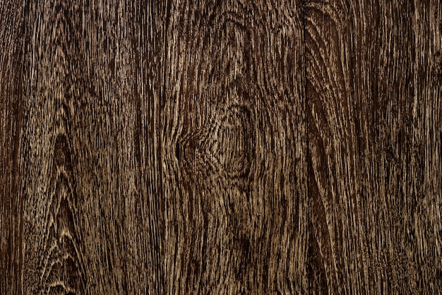 Gros plan d&#39;un fond texturé de plancher en bois marron