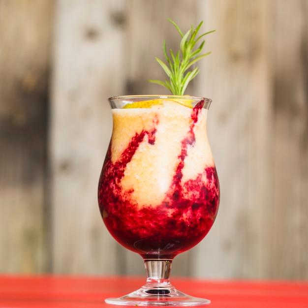 Photo gratuite gros plan, de, jus fruits frais