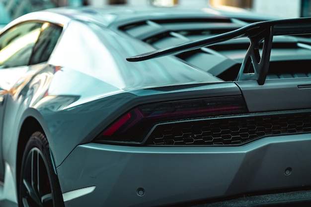 Photo gratuite gros plan lamborghini