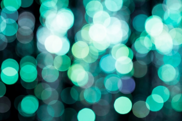 Photo gratuite gros plan des lumières bokeh