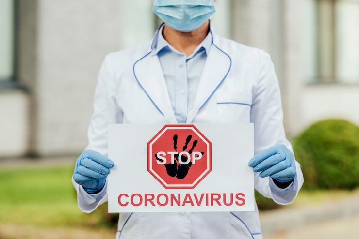 Photo gratuit gros plan médecin portant un masque