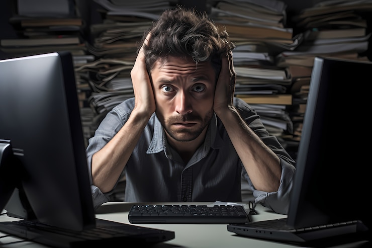 Photo gratuit gros plan sur une personne souffrant d'anxiété