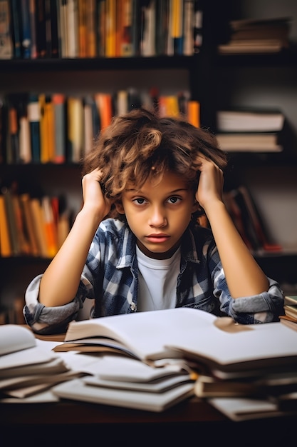 Gros plan sur une personne souffrant d'anxiété