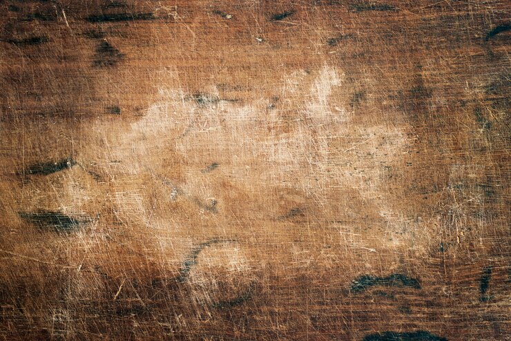 Photo gratuit gros plan d&#39;une planche de bois rustique