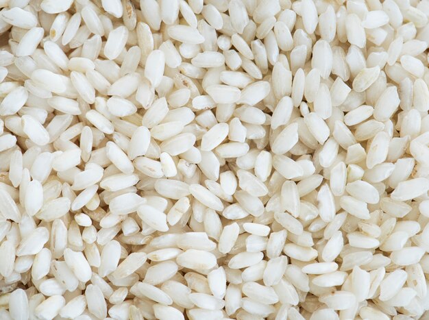 Gros plan de riz japonais texturé