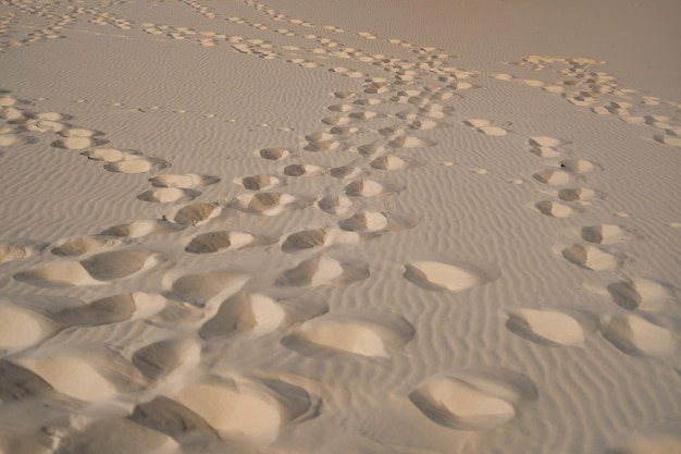 Photo gratuite gros plan de sable lisse avec des trous