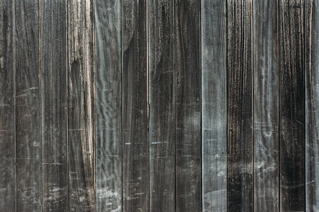 Gros plan d'une surface en bois sombre