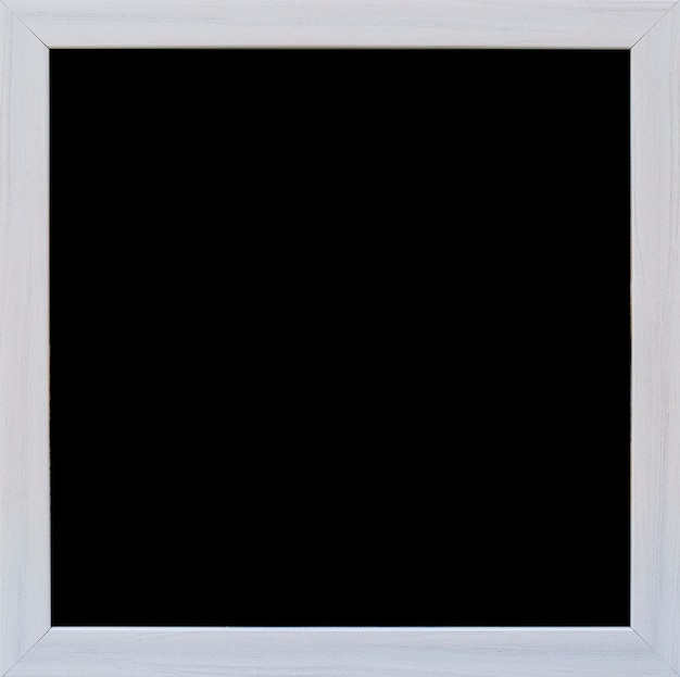 Gros plan d&#39;un tableau vide avec bordure grise