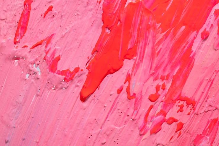 Photo gratuit gros plan sur la texture de la peinture à l'huile