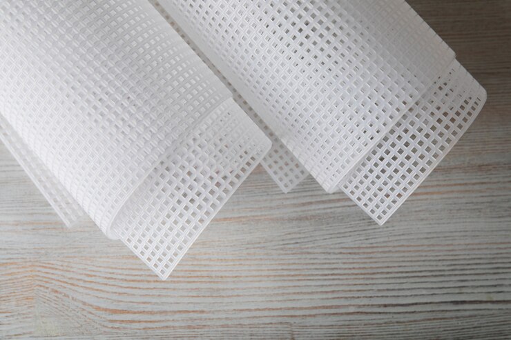 Photo gratuit gros plan sur tissu perforé