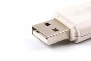 Photo gratuite gros plan usb lecteur flash